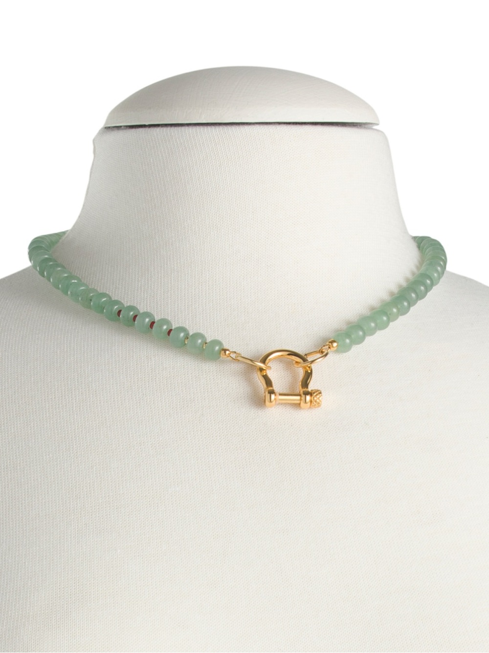 SPICY DAN Green Quartz Gold Plated Necklace